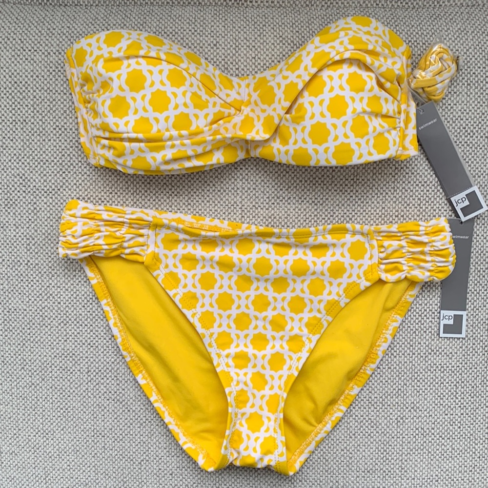 JCP 2 piece bathing suit. New with tags.